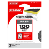 Diablo DFPFLEXFIN02G 100-Grit ULTRAflex™ Sanding Sponges (2-Piece)